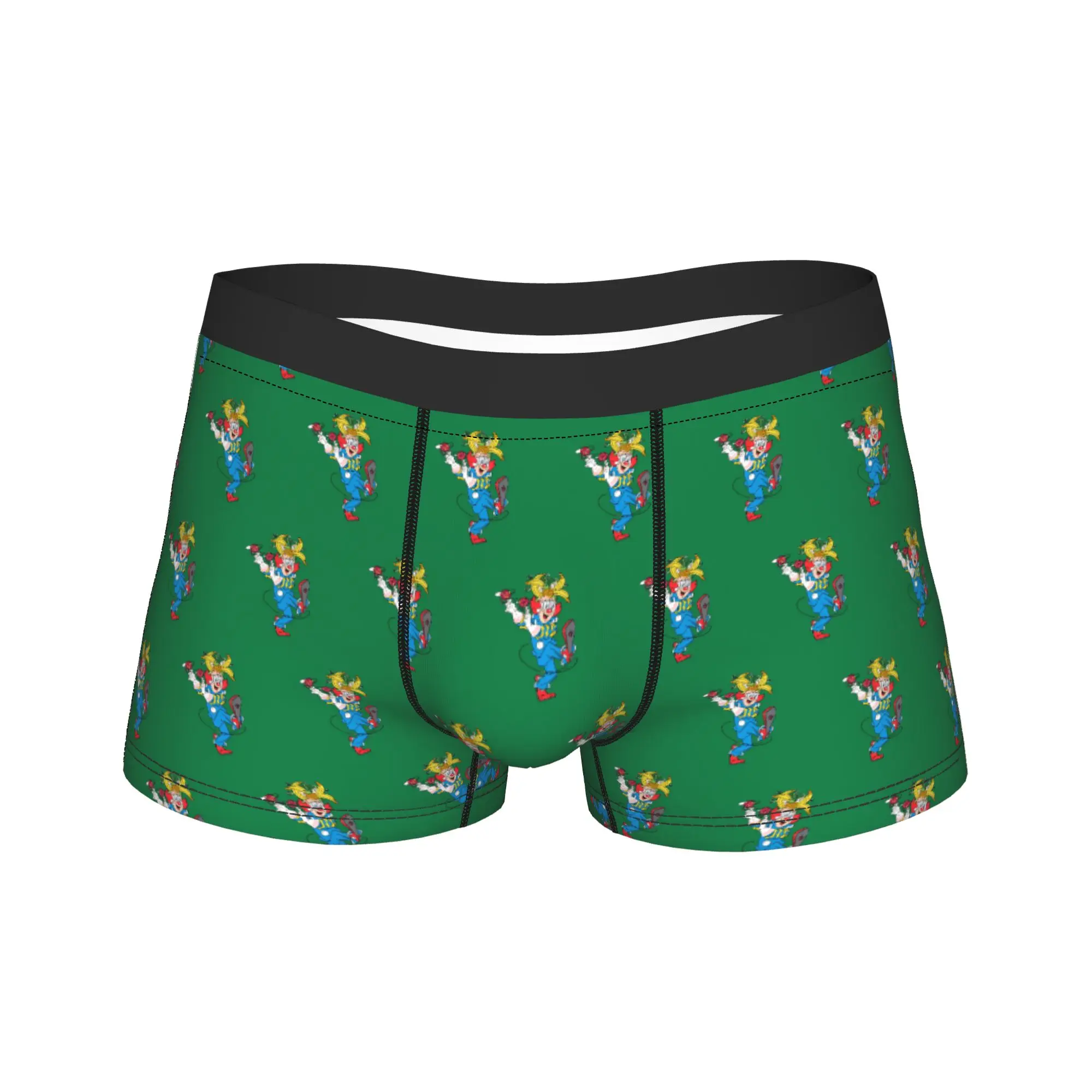 

Funny Clowns B-Bozoeds Underwear Men's Underpants Print Classic Boxer Shorts Hot Sale Shorts Briefs Plus Size
