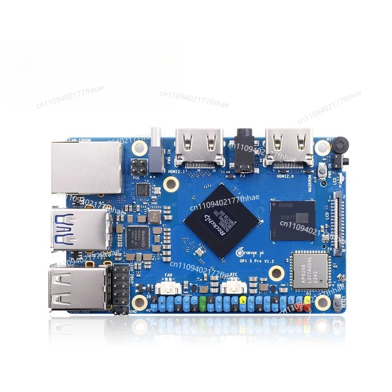For Pi 5 PRO Development Board, Rockchip RK3588S 6T Computing Power 8 Cores 64 Bits