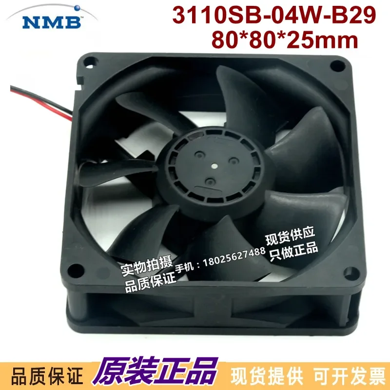 for NMB 3110SB-04W-B29 8025 12V 0.06A Inverter Cooling Fan Original Imported
