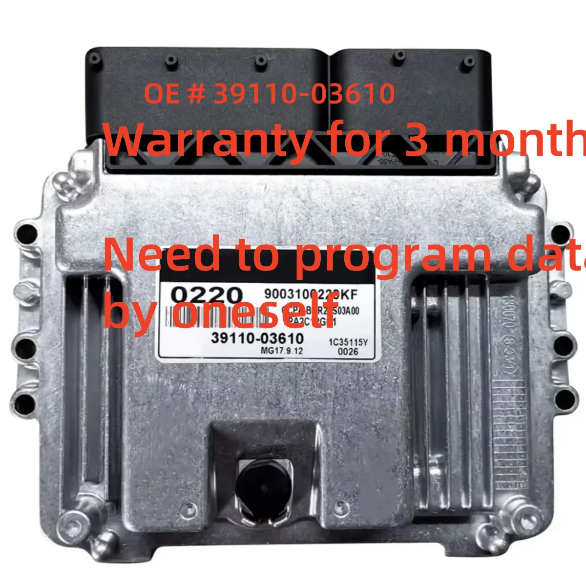 

High quality 39110-03610 Car Engine Computer Board ECU Electronic Control Unit for -Hyundai Accessroies 3911003610