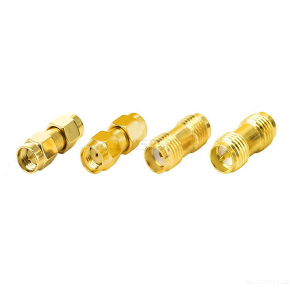 SMA RF Connector Dual-Port Female to SMA Connector – JJ Male to KK Female – Antenna Adapter (1 pcs)