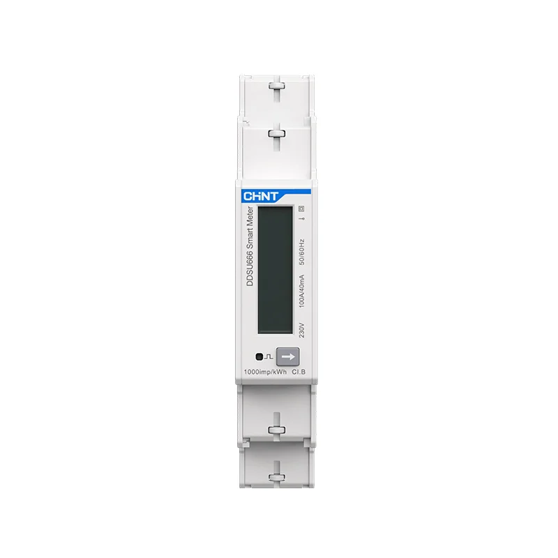 CHINT DDSU666-G 5(80)A Single Phase Mbus Remote Monitoring and Setting Din Rail Digital Energy Meter  Rail Meter