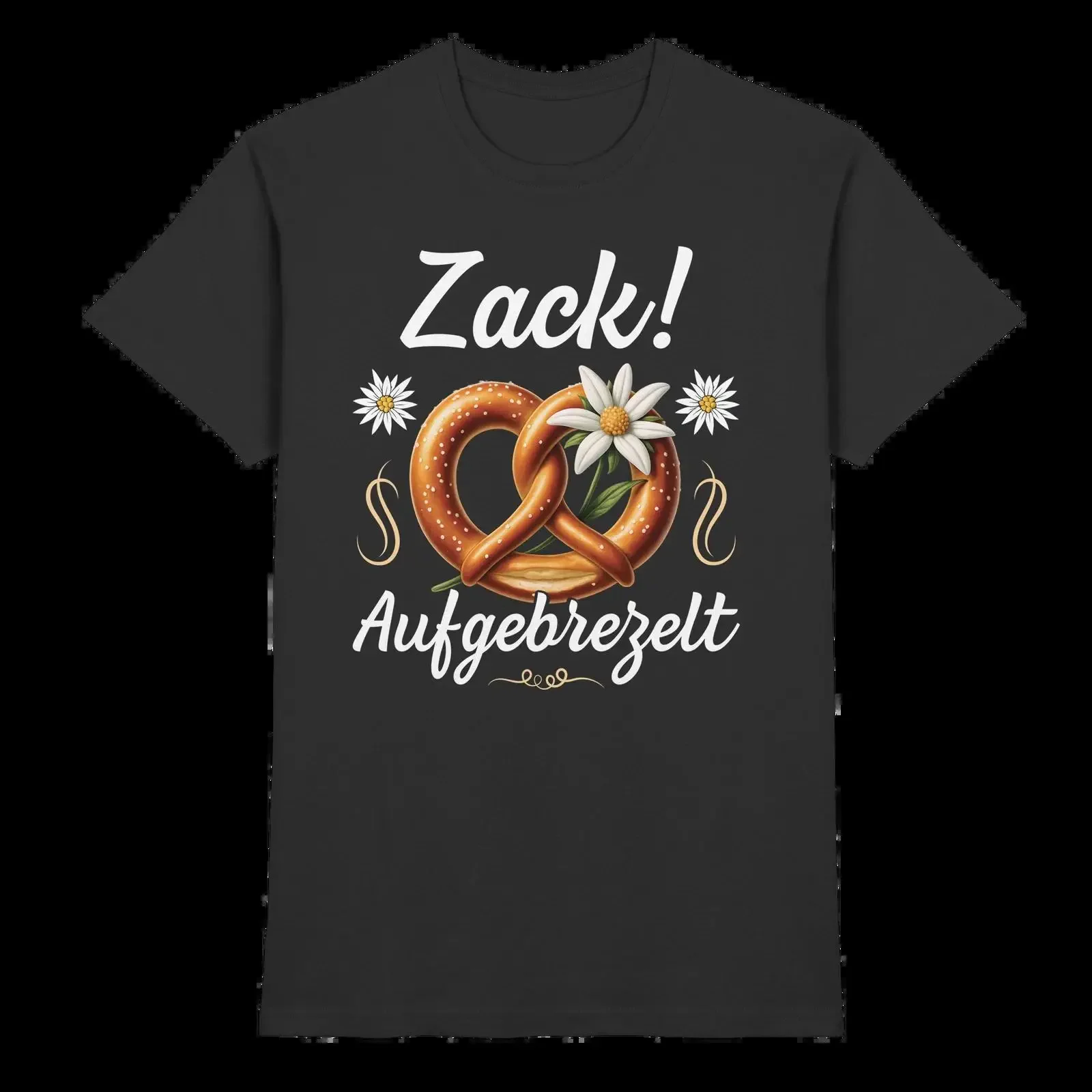Футболка Zack Aufgebrezelt в стиле Volksfest Wiesn, винтажная, с эффектом потертости, стильный топ для повседневной носки, подходит к немецким традиционным костюмам (Dirndl, Lederhosen).