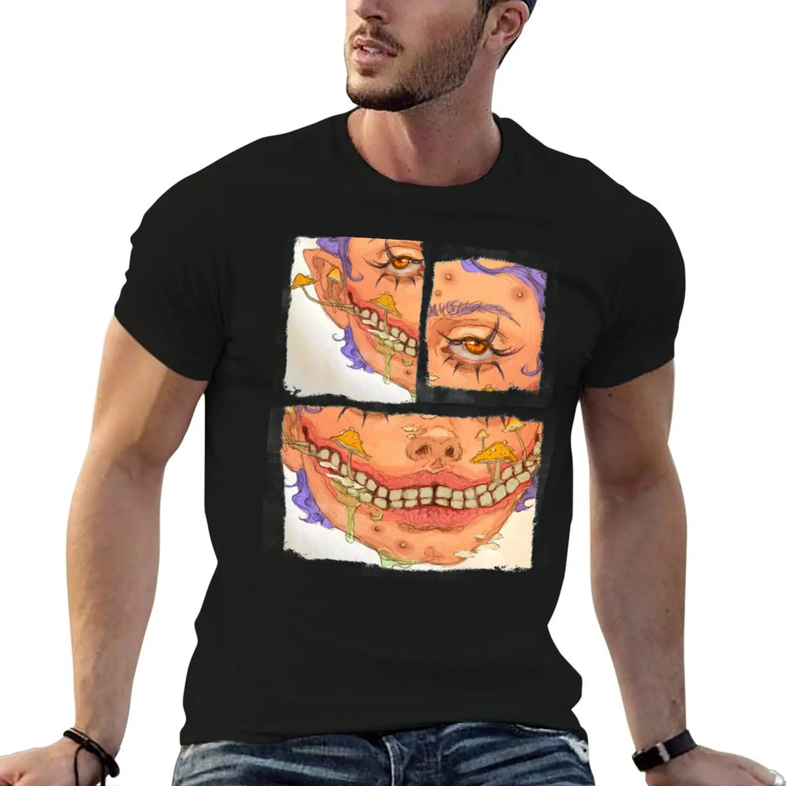 Gum disease T-Shirt Art Pattern Printed Casual Top