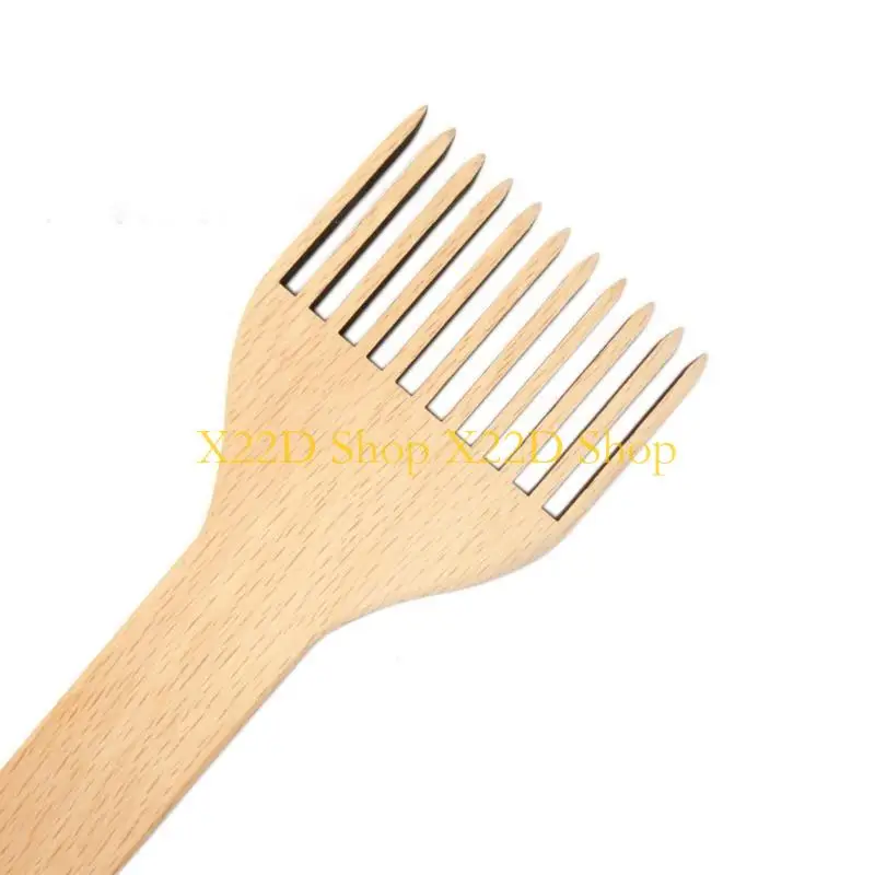 

X22D Double Ended Weaving Comb Braided Tool for Beginner Tapestry Rug Making