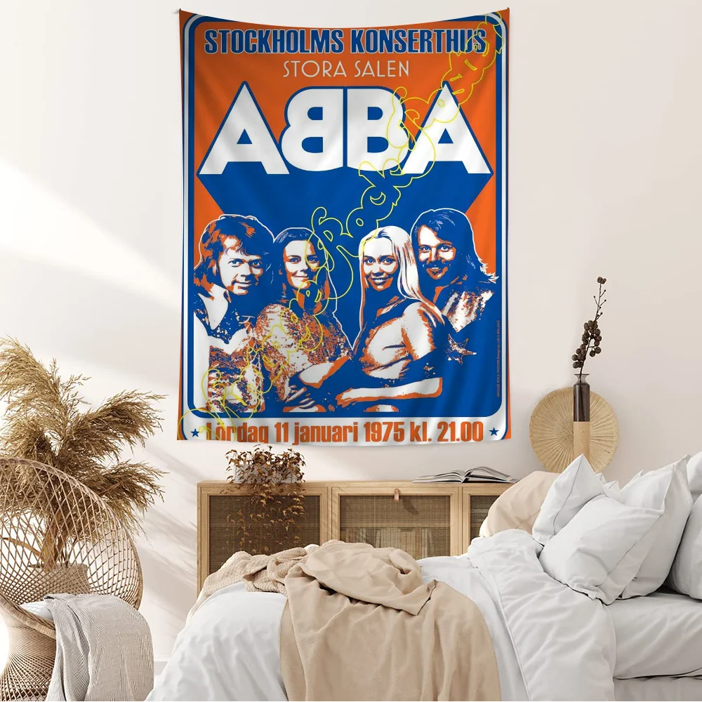 Classic Abba Band DIY Wall Tapestry for Living Room Home Dorm Decor Wall Art Decor