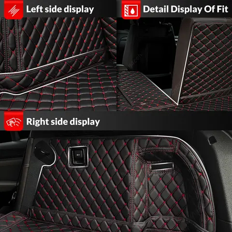 For Ssangyong Korando、ActYon、Rexton、Rexton W Auto Full Coverage Trunk Mat Car Protective Pad Cargo Liner Interior Accessories 10 best sales rexton w - №3