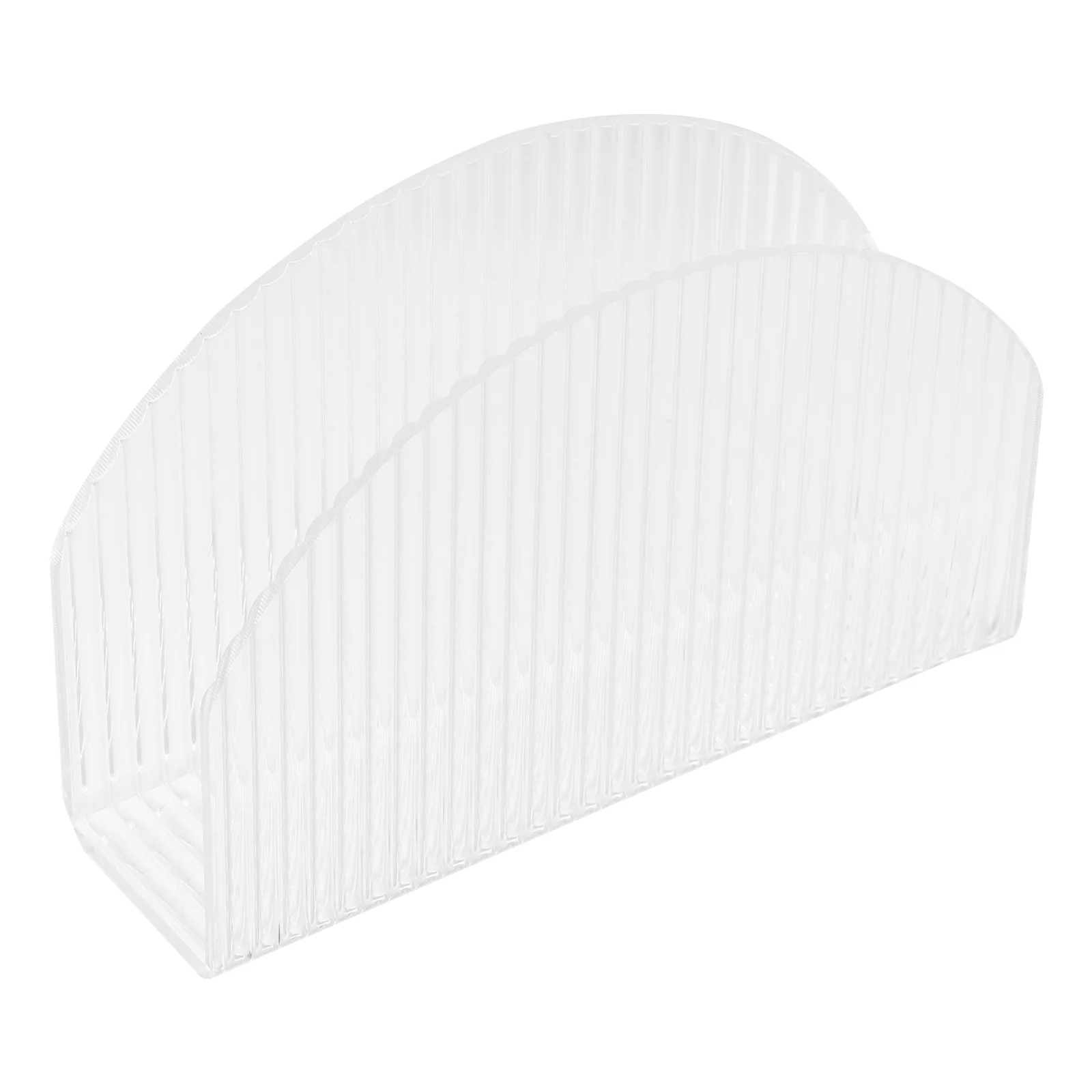 حامل مناديل أكريليك احترافي حامل مناديل سطح المكتب شفاف تصميم رائع لمحلات القهوة والمطابخ والمطاعم #2