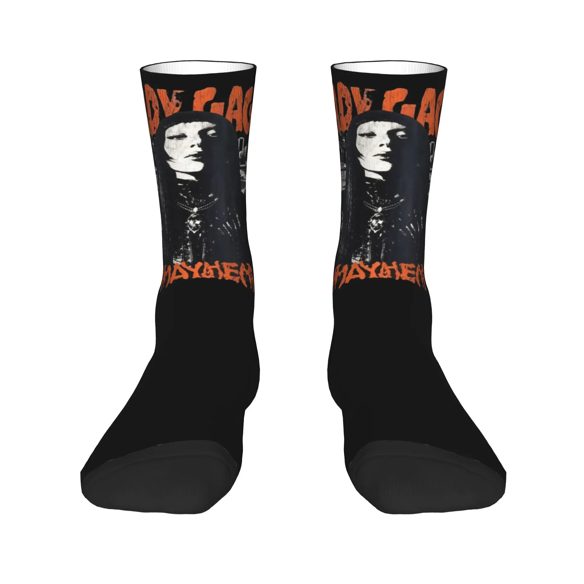 

Модные чулки Heavy Metal Rock Mayhem, носки для мужчин и женщин, теплые мягкие носки для скейтборда