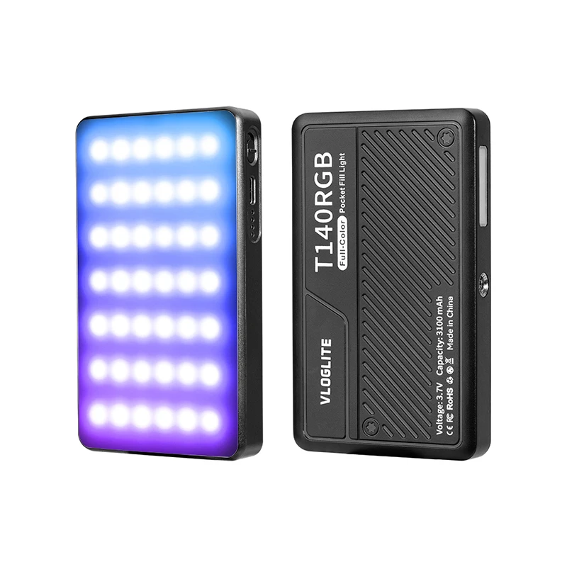 

Прожектор RGB Video Light 2500-9000K Светодиодный светильник для камеры с аккумуляторной батареей 4000 мАч для Youtube Vlog Selfie CRI95+