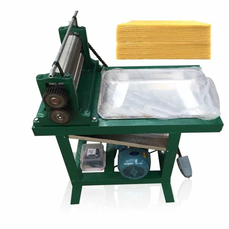 310*75mm Electric Beeswax Flat Sheet Press Machine Beeswax Comb Foundation Mill Roller Machine