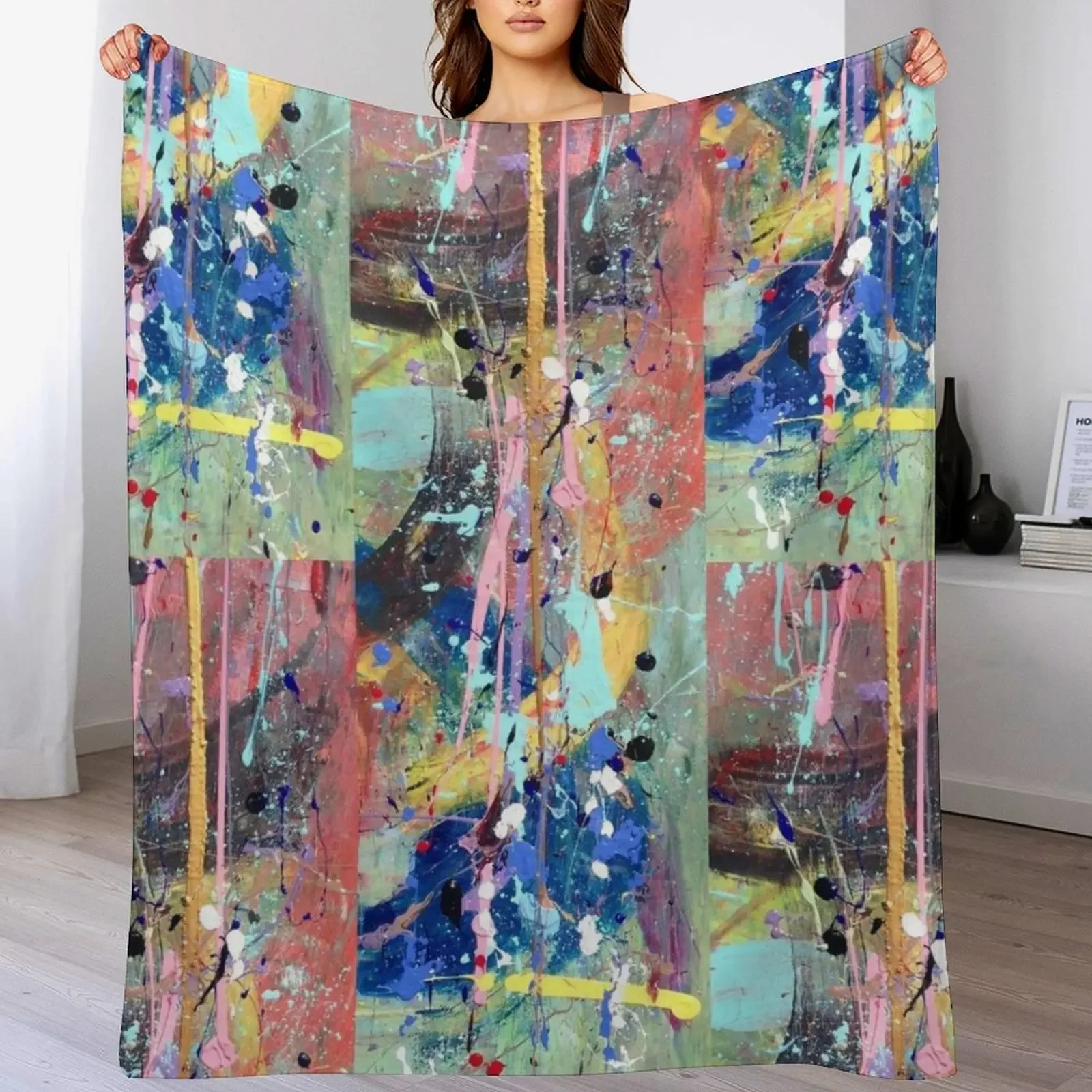 One tree river Throw Blanket Fuzzy Plush Throw Blanket for Sofa Chair