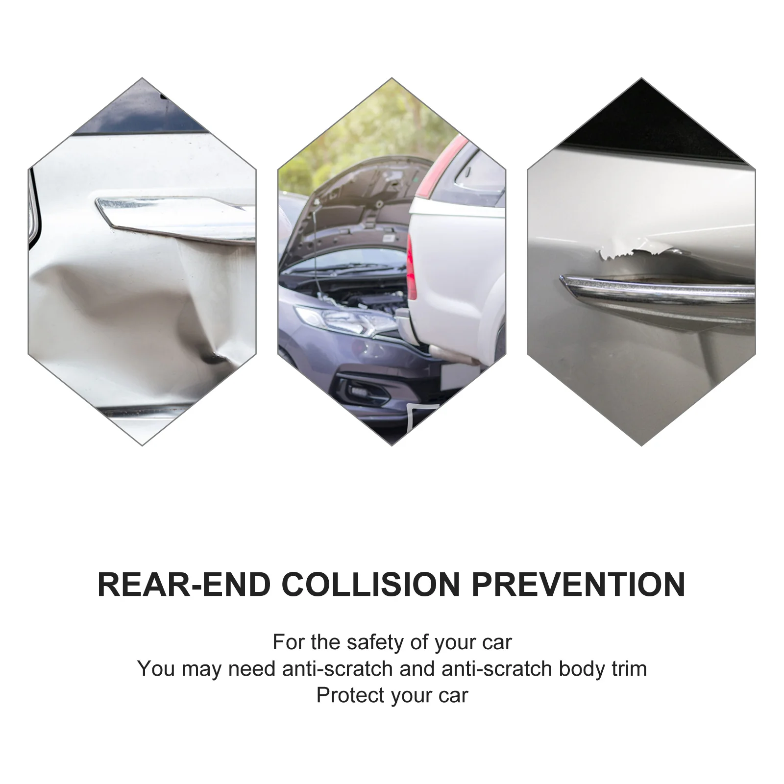 

1pc Alloy Tail Cone Anti-Collision Protector Durable Rear Car Protector Tool Universal Fit For Most Cars Car Accessories