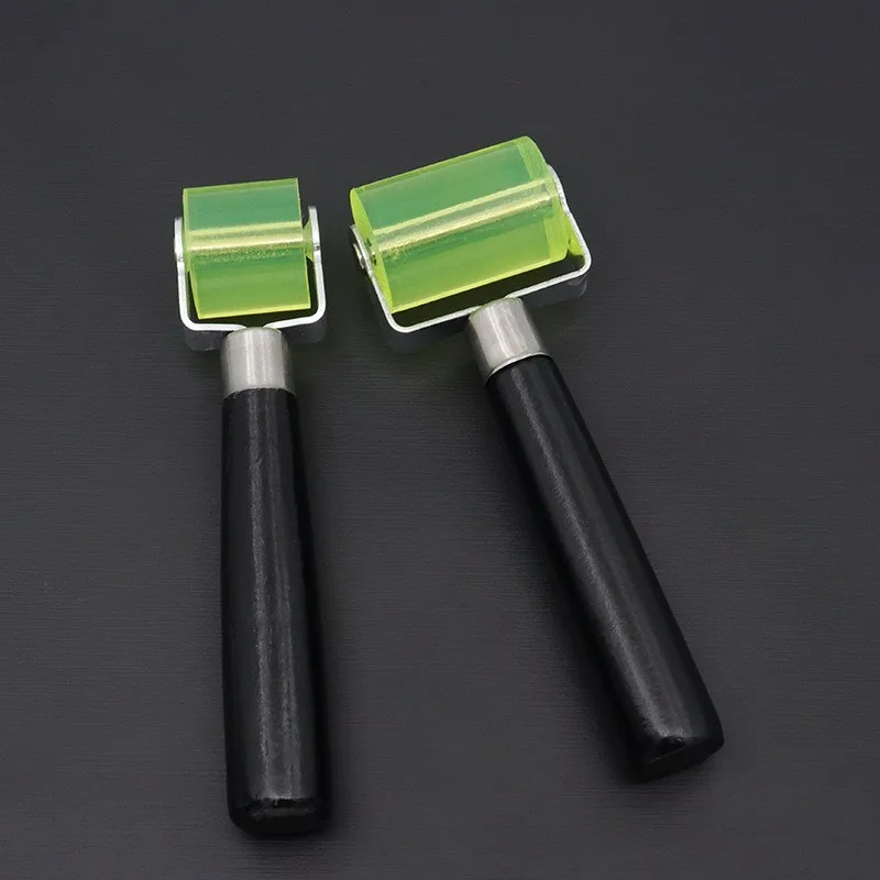 

3/5cm Width Rubber Seam Roller for Wallpaper Car Sound Deadener Application Sticky Mural Pressure Rolling Wheel
