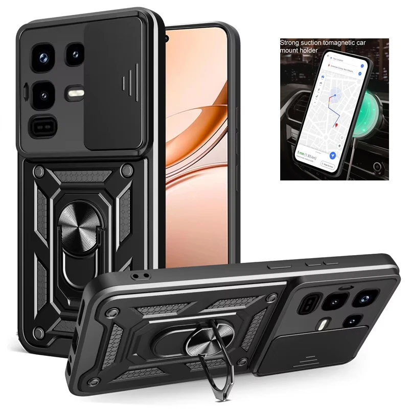 Shockproof Armor Case For infinix Note 50 Pro 4G Car Holder Phone Cover for infinix Note50 50X 50S Camera Lens Protection Fundas