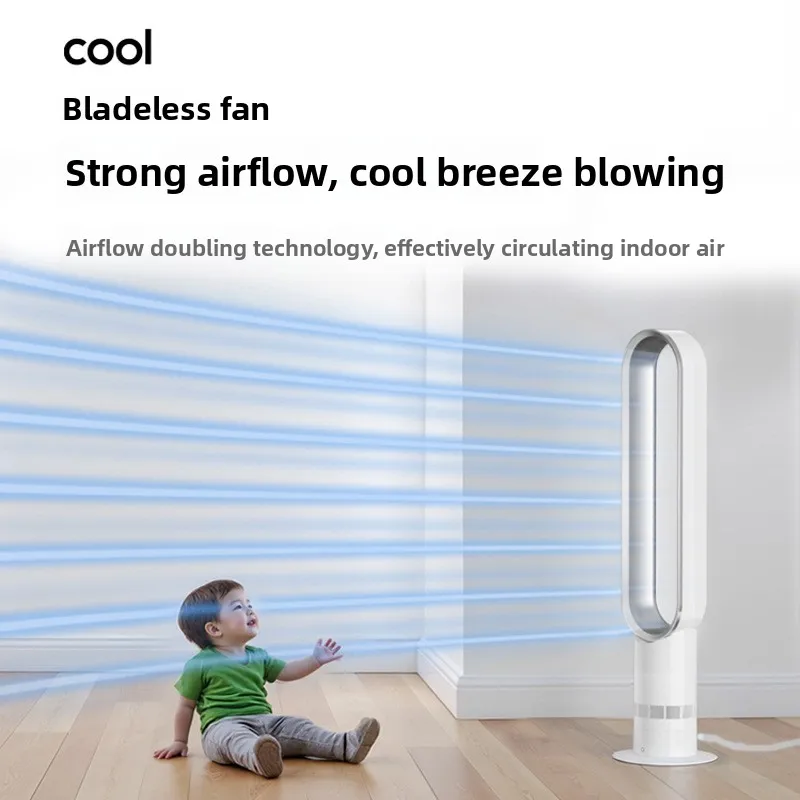 

Безлопастной вентилятор, напольный бытовой бесшумный очиститель воздуха, циркуляционный вентилятор для спальни и гостиной с дистанционным управлением