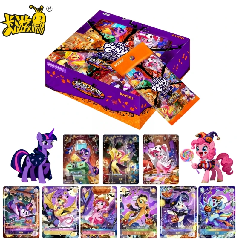 

KAYOU Официальная подлинная серия карточек My Little Pony: Friendship Is Magic Night Night Night, коллекция игрушек для милых девочек, подарки