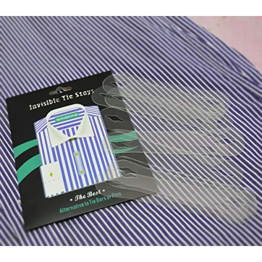ربطة عنق غير مرئية يبقى حارسًا للارتداء الرسمي والملابس التجارية، بديل حصري آمن لربط المسامير أو قضبان التعادل مع عدم وجود