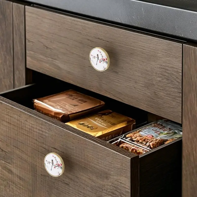 Handles Drawer Cabinet Furniture Kitchen Handles For Cabinet Knob Door Drawer Furniture Kitchen Knob Shell Circular Single Hole