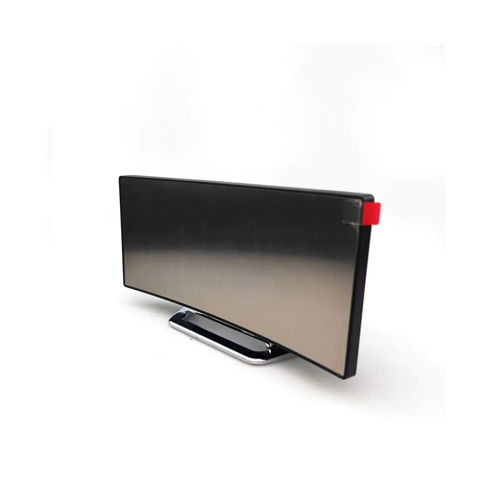 

Large Screen Led Mirror Alarm Clock Silent Desktop Clock For Home Office School White Practical Mute Alarm
