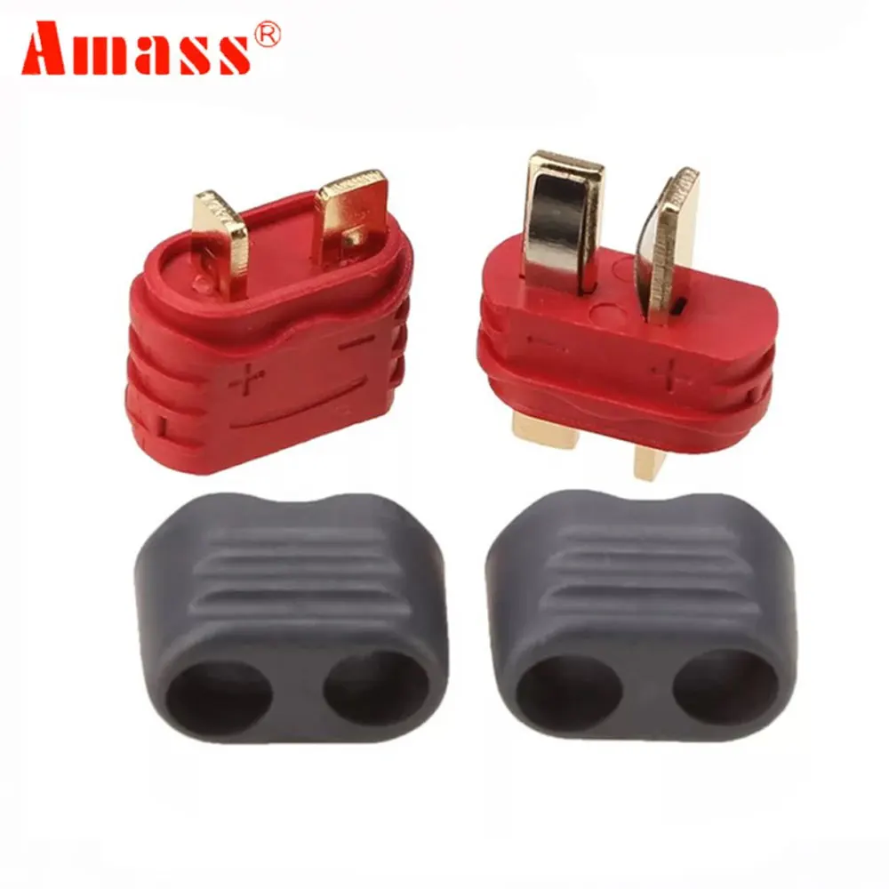 5 paia di connettori Deans Amass T Plug con alloggiamento guaina per batteria Lipo RC