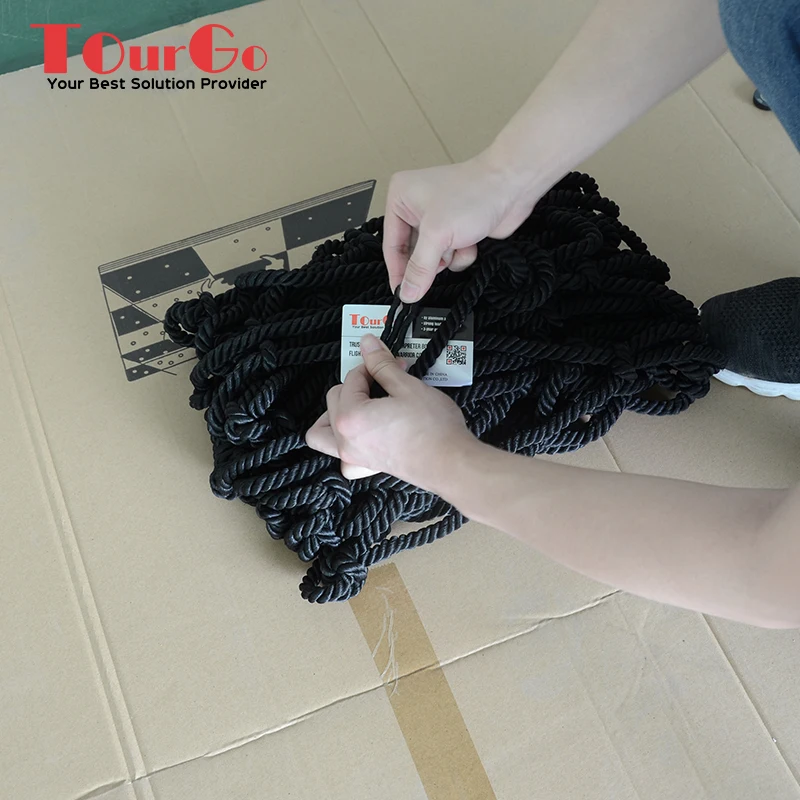 Siatka na tuby ładunkowe z piankowymi elementami, tor przeszkód dla dzieci American Ninja Warrior