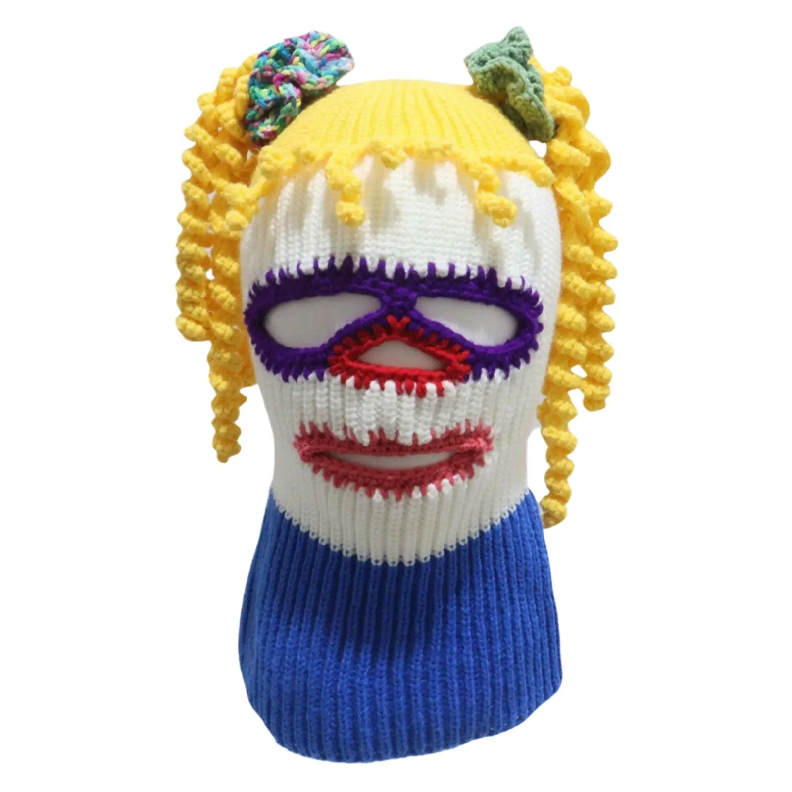 Halloween Gebreide Muts Prop Warme Muts Mooie Halloween Bivakmuts Cap voor Nieuwjaar Kerst Skiën Feestartikelen Benodigdheden Festival