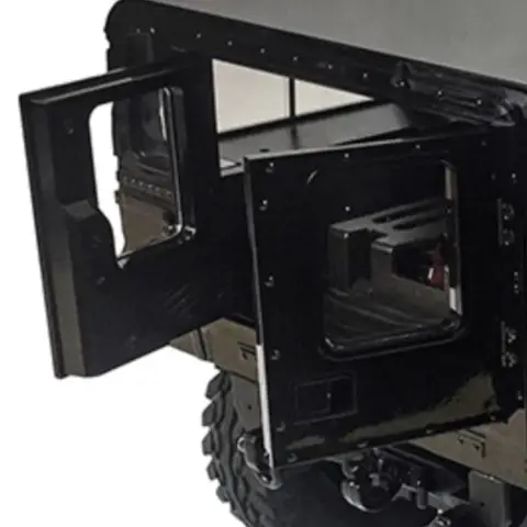 HG P415 1/10 Scale RC Crawler 4*4 U.S Civilian Car Model Servo ESC Motor Radio Control Vehicle with Sound Light RC Toys TH17230