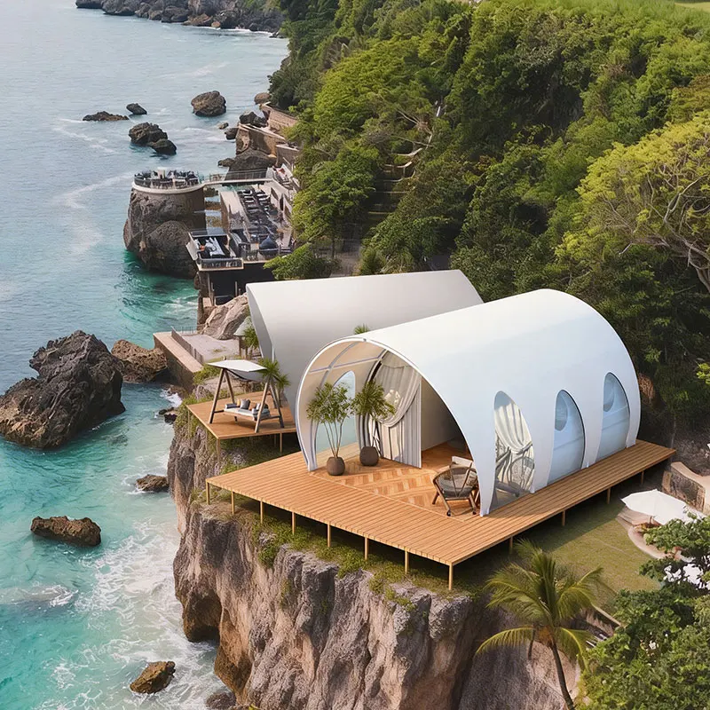 Coody Kuyao Tent Hotel Luxury Outdoor Glamping Safari Resort House Camping Waterproof Canvas Marquee Gazebo Shelter Garden