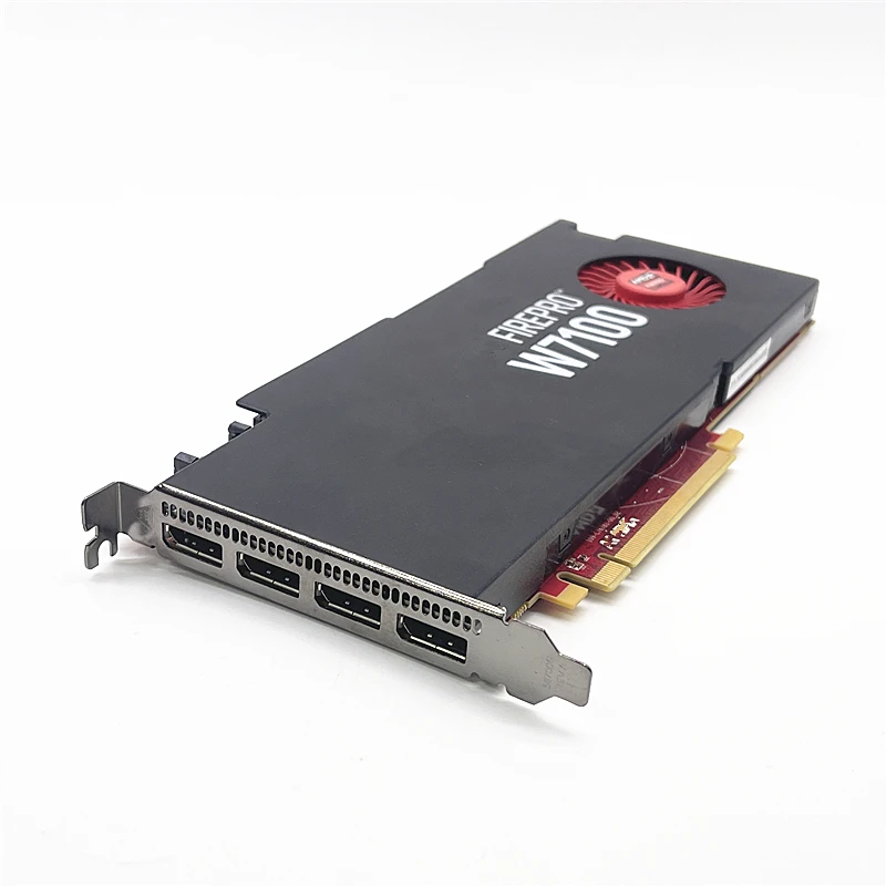 Originele Fire PRO W7100 8GB Grafische Kaart SW/CAD/3D Modellering Ontwerp Tekening Rendering Workstation Professionele Grafische kaart