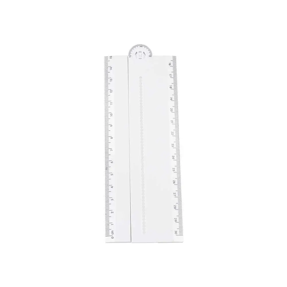 Simple Style Student Stationery Supplies Rectangle Ruler Drawing Tool Protractor Compass parallel Ruler