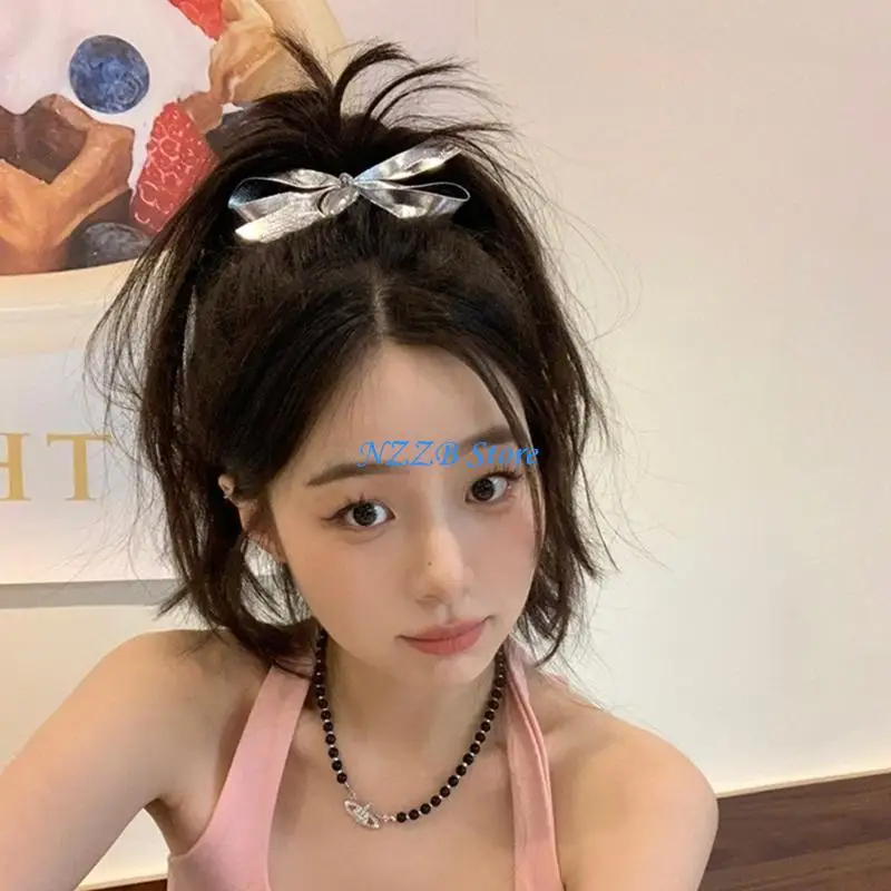 

T21F Loves Heart Hair Ring Rubber Band Simple Adult Children Girls Hair Accessories