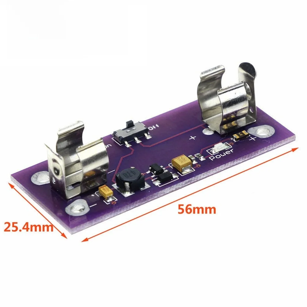 5V Boost Power Supply For LilyPad Wearable Electronics AAA For Battery Input 1.2V-5V Output Compact Circuit Board