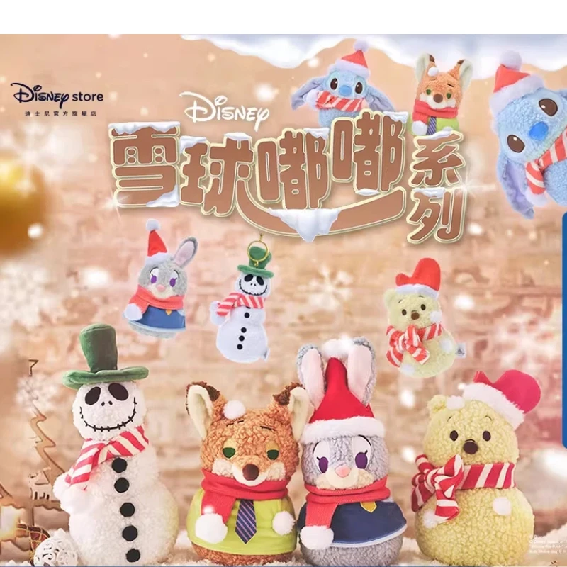 

Официальный плюшевый брелок Disney из серии Snowy Puff — Ник и Джуди — милый мультяшный зверушка-кукла, подарок для фанатов
