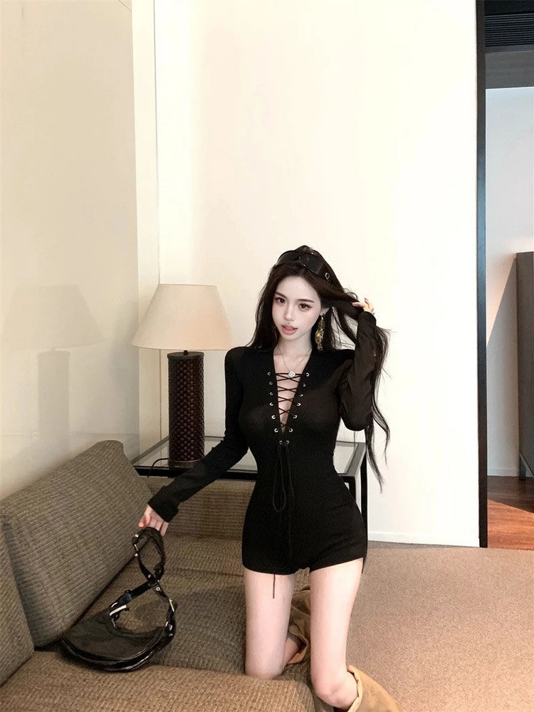 Sexy Bla uitgehold pak met riem voor dames Afslankend of Sle Commute Lage taille of broek Rechte snit Winter ...