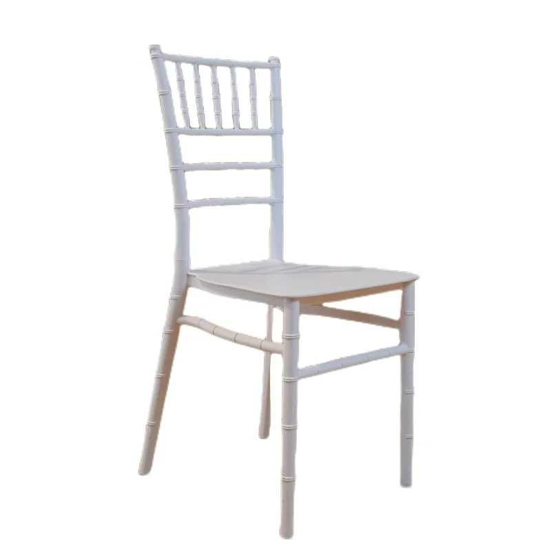Silla de bambú de color sólido, superventas en Amazon, comercio exterior transfronterizo para el hogar, silla trasera de boda al aire libre de alta gama, comedor de hotel