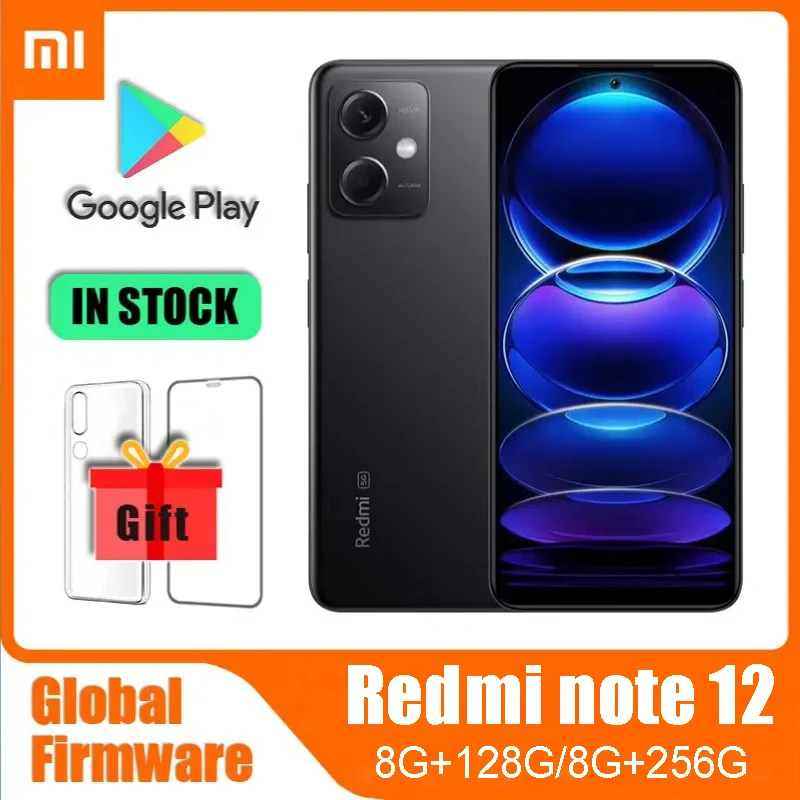 

Global rom 5G Xiaomi Redmi Note 12 Global Firmware Смартфон 33 Вт Быстрая зарядка 48 МП Qualcomm Snapdragon 4 Gen1 б/у телефон