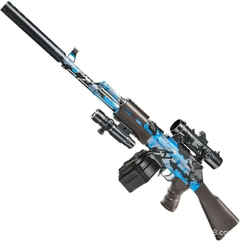 Ak47-pistola de bolas de Gel AutoHydro para niños y adultos, Rifle eléctrico de bala suave, Arma de tiro de lucha Cs, juguete falso, 96cm