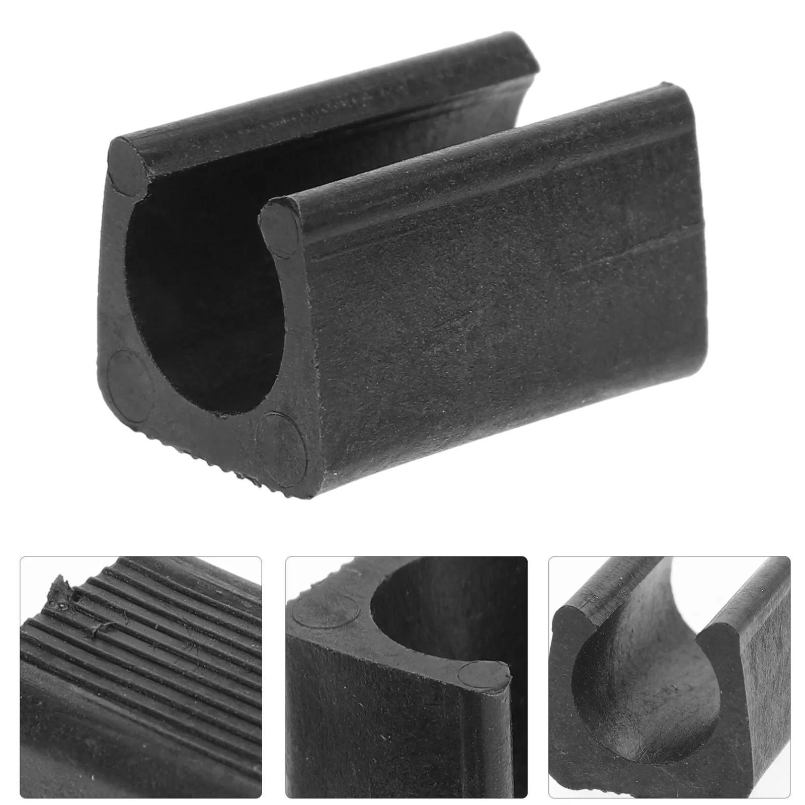 40Pcs Chair Foot Covers Floor Protectors for Chair Legs Anti-Slip Glides for Home Office Furniture U-Shape Rubber Tips