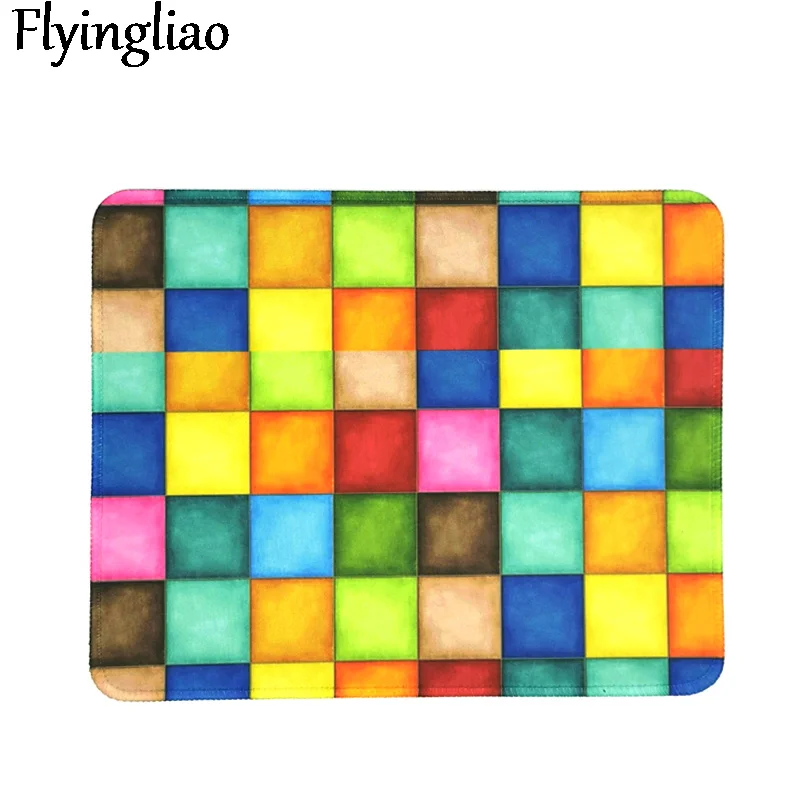 Color diamond Mouse Pad Desk Pad Laptop Mouse Mat for Office Home PC Computer Keyboard Cute Mouse Pad Non-Slip Rubber Desk Mat