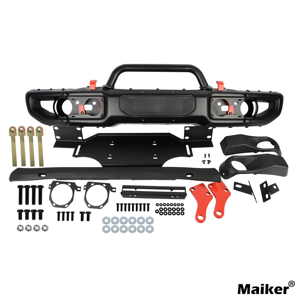

Maiker Aluminum 10th Anniversary Front Bumper Guard Bull Bar For Jeep Wrangler JL Accessories Maiker Manufacturer