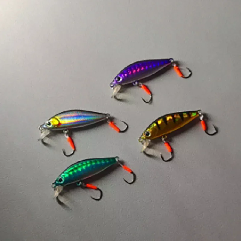 Outdoor Fishing Artificial 3.3G Micro Object Chattering Sinking Perch Chicken Mouth Freshwater Mini Road Runner Fake Bait