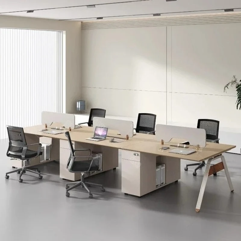 

Long Wooden Office Desk Study Decoration Executive Bedroom Gadgets Office Desk Reception Storage Ufficio Large Home Furniture