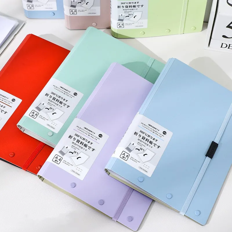 Sac de Rangement de Fichiers A4 de Grande Capacité, Livre d'Information Pliable