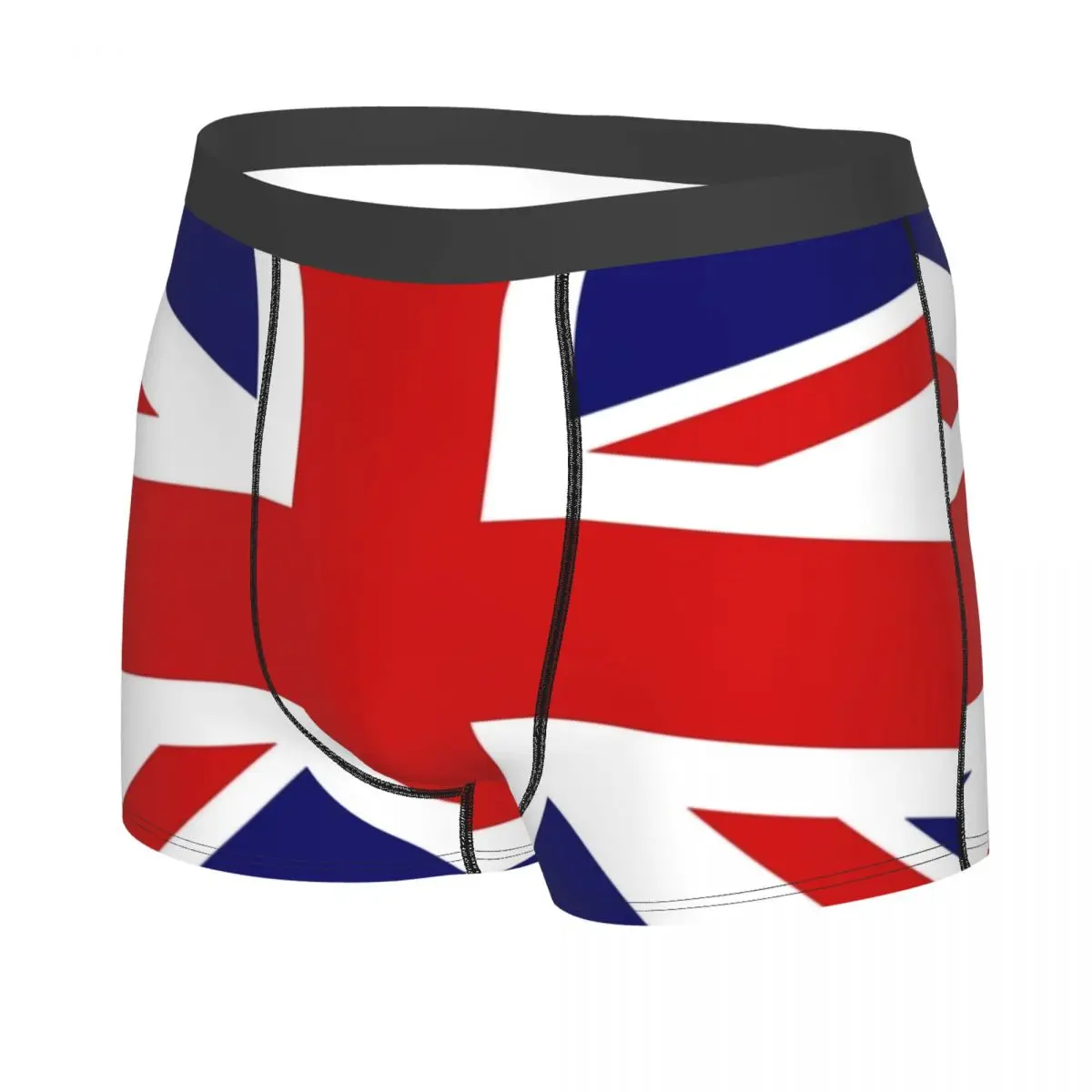 Male Sexy British Flag Underwear Boxer Briefs Men Soft Shorts Underpants