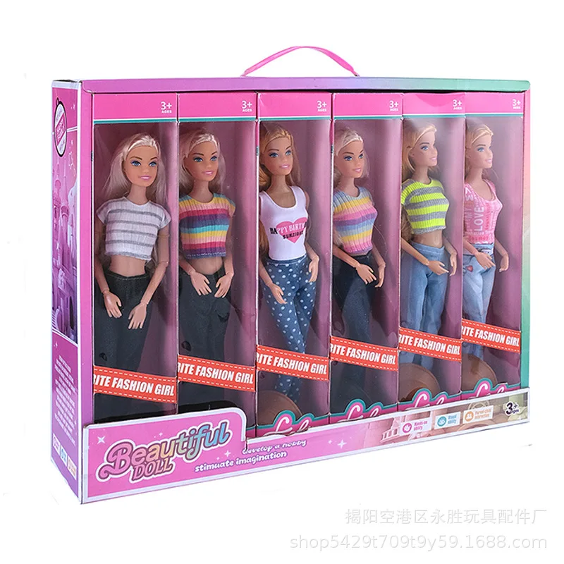 

Barbie Fashionista Dress-Up Gift Dresses Princess Girls Play House Toys Pink Is A Cute Girly Heart Christmas Gift Cute Ornament
