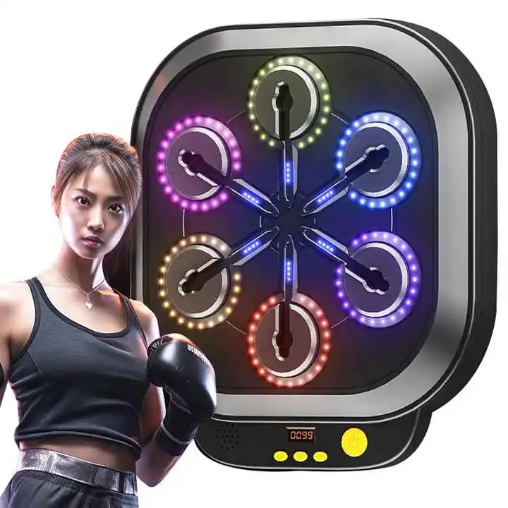 

Умный музыкальный световой тренажер для детей: электронный боксерский автомат для фитнеса (в продаже)