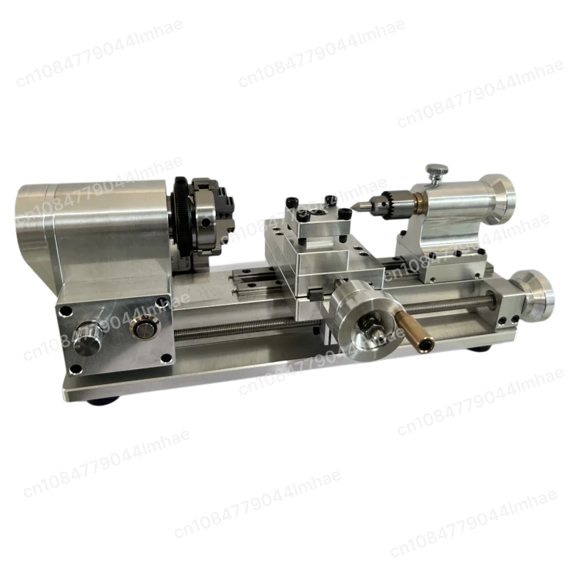 

Портативный настольный мини-токарный станок для деревообработки 110В-220В с регулируемой скоростью, режущим инструментом и подвижным центром