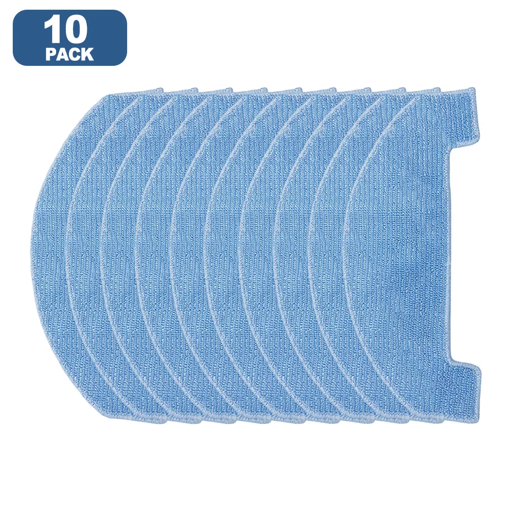 10/4PCS 세척 가능 재사용 가능한 걸레 천 세트 Ultenic T20-Pro 및 Honor S3 로봇 진공 청소기 용 마이크로 화이버 교체 패드