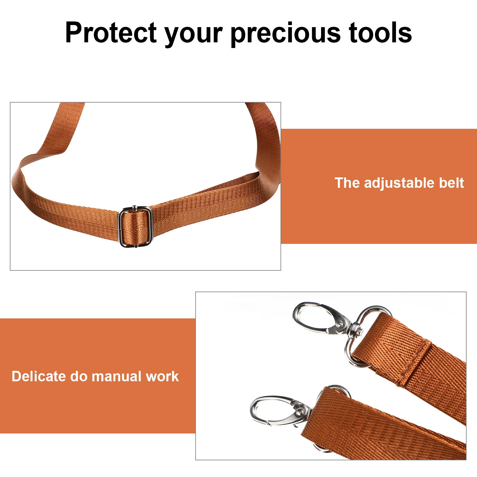 Adjustable Shoulder Waist Bag for Hairdressers Barbers Scissor Pouch with Large Capacity Organized Salon Hairdressing